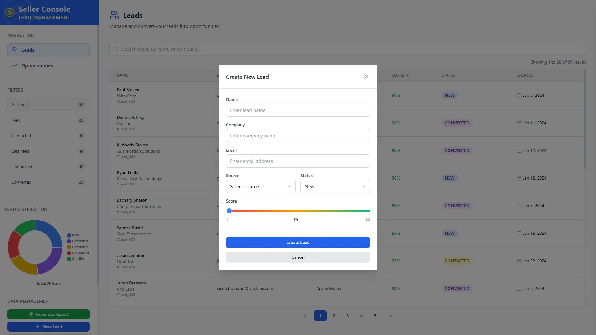 Seller Console preview 2