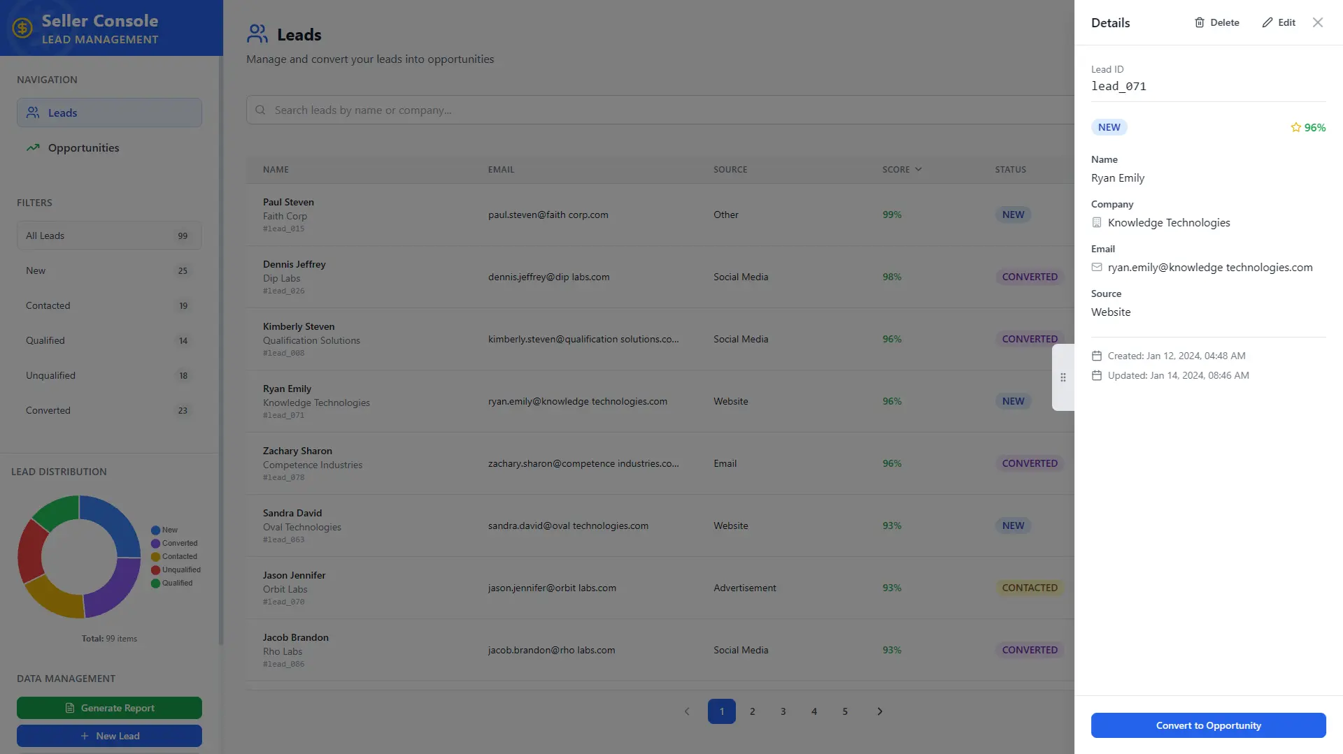 Seller Console preview 3